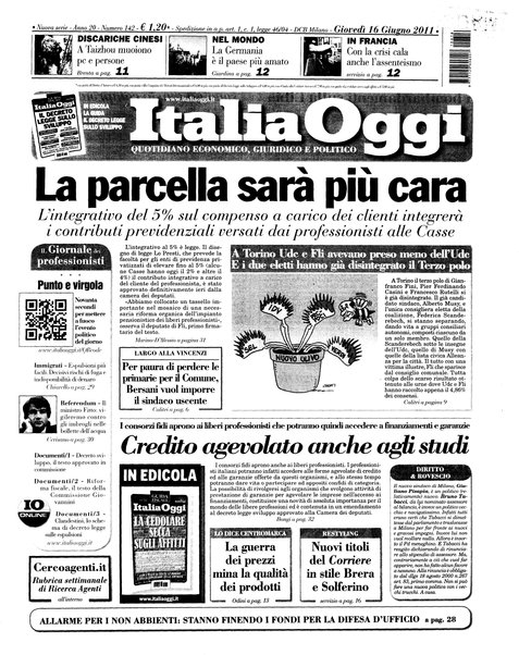 Italia oggi : quotidiano di economia finanza e politica